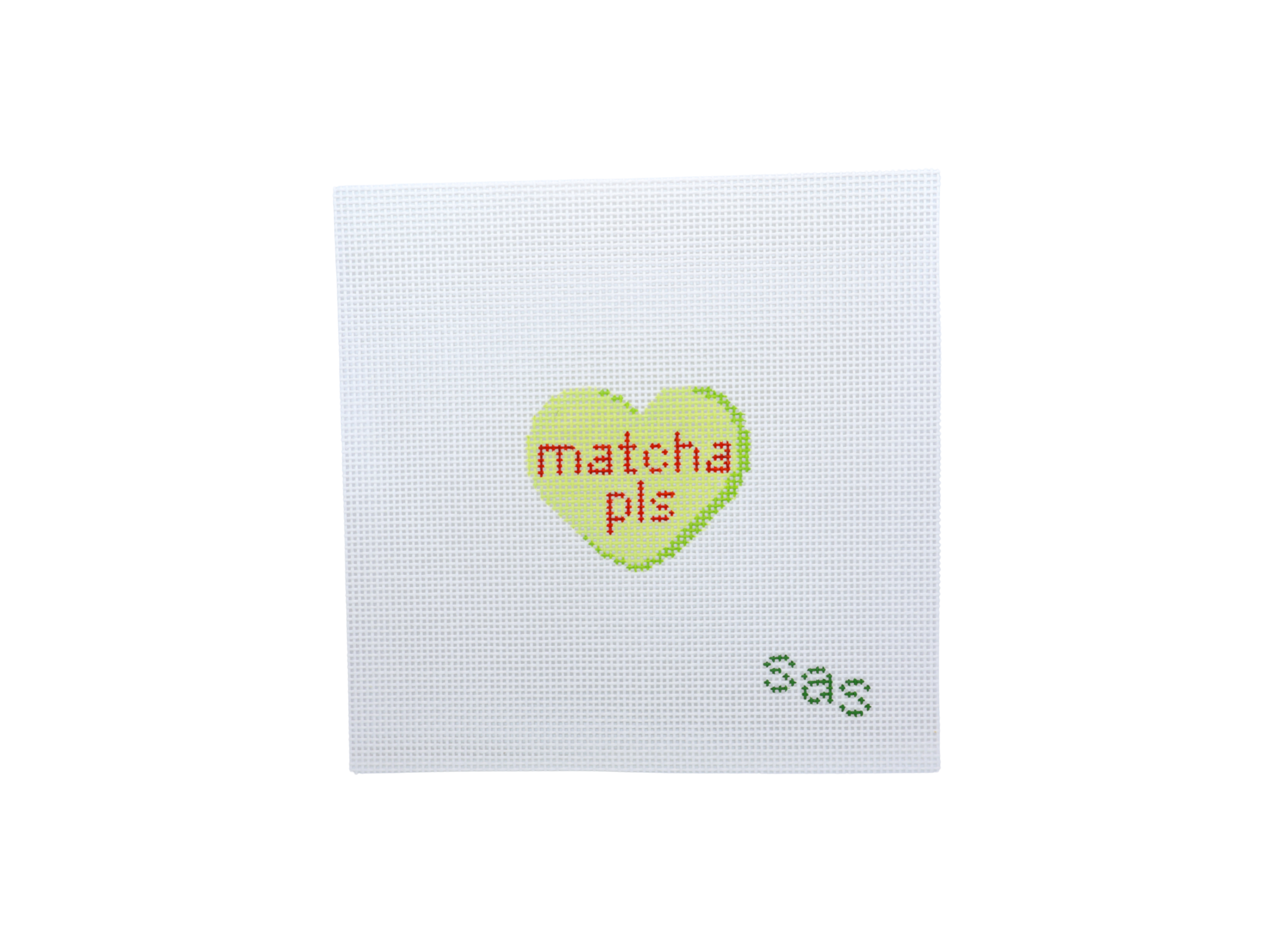Matcha Please Candy Heart