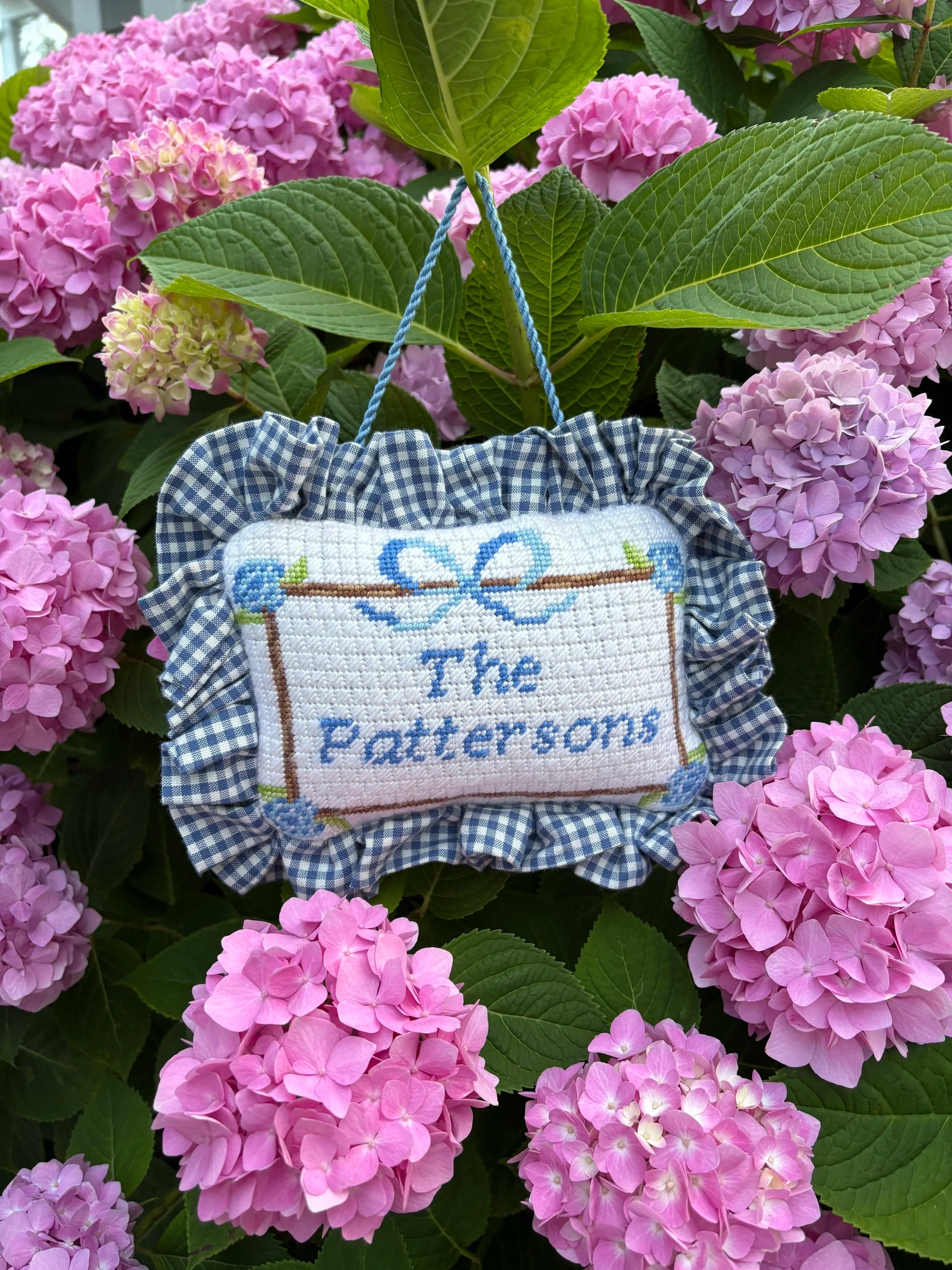 Hydrangea Frame (Blue)